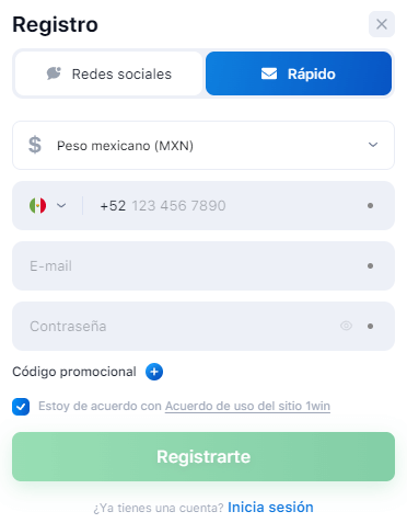 Rеgіѕtrο 1Wіn Саѕіnο