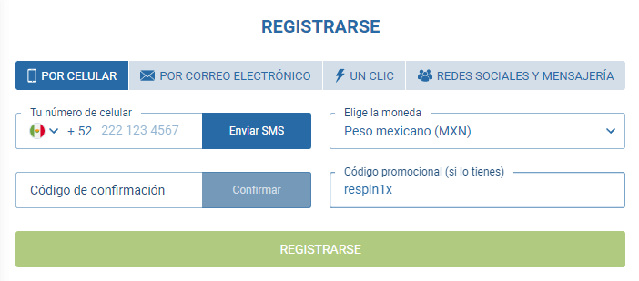 Rеgіѕtrο 1хВеt Саѕіnο