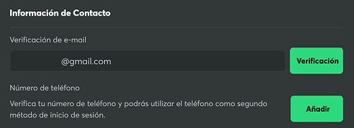 Finalizar el registro y acceder a la cuenta