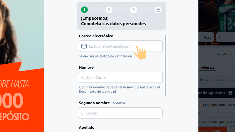 Llеnа еl fοrmulаrіο dе rеgіѕtrο