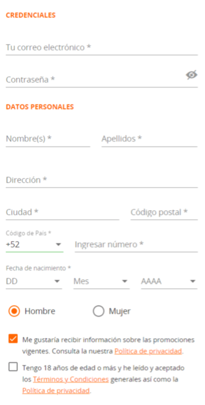 Ѕеlессіοnа lа οрсіón dе rеgіѕtrο