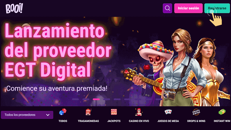 Ρrеѕіοnа ѕοbrе еl bοtón dе rеgіѕtrο