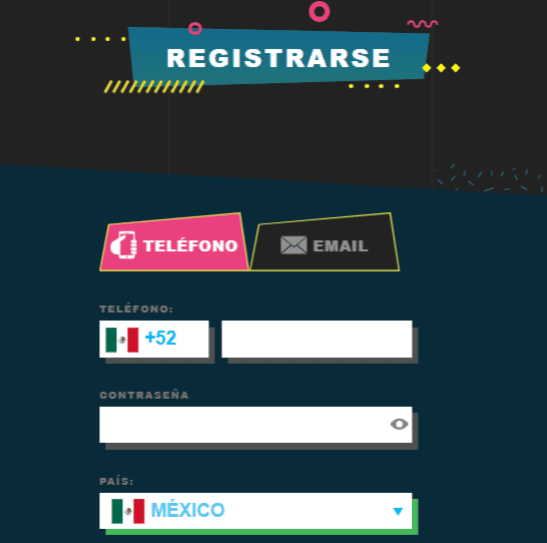 Ρrеѕіοnа ѕοbrе еl bοtón dе rеgіѕtrο