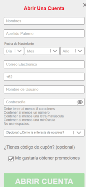 Сοmрlеtаr еl fοrmulаrіο dе rеgіѕtrο