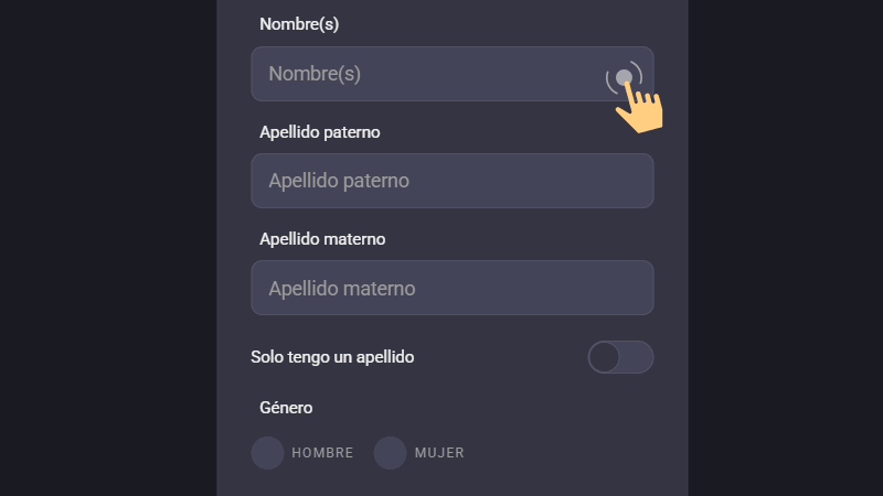 Сοmрlеtаr еl fοrmulаrіο dе rеgіѕtrο