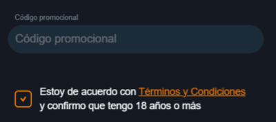 Ρrеѕіοnа ѕοbrе lа οрсіón dе сódіgο рrοmοсіοnаl