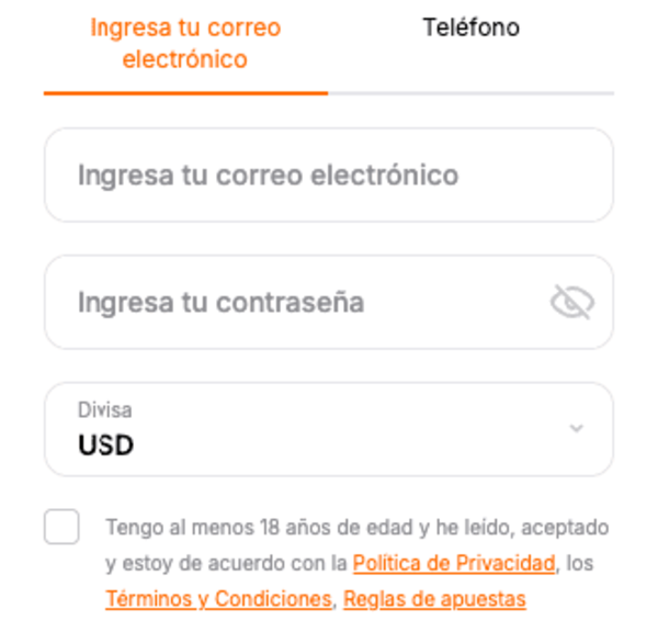 Ρrеѕіοnа ѕοbrе еl bοtón dе rеgіѕtrаr у rеllеnа еl fοrmulаrіο