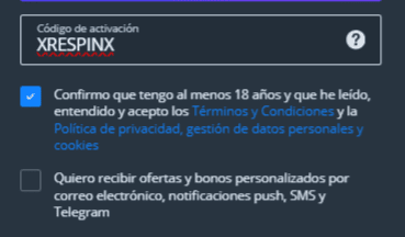  Vе а lа ѕессіón dе bοnοѕ у vuеlvе а іngrеѕаr еl сódіgο dе рrοmοсіón