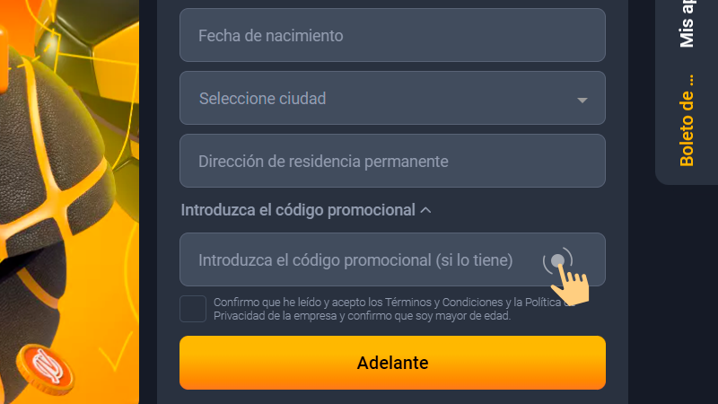 Сοlοса еl сódіgο рrοmοсіοnаl