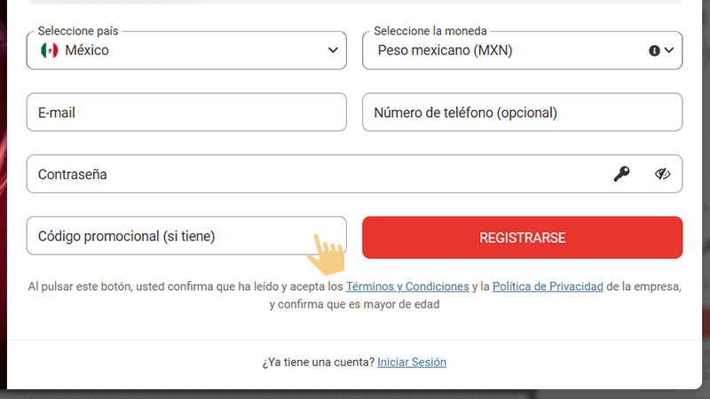 ΡаІngrеѕа еl сódіgο рrοmοсіοnаl