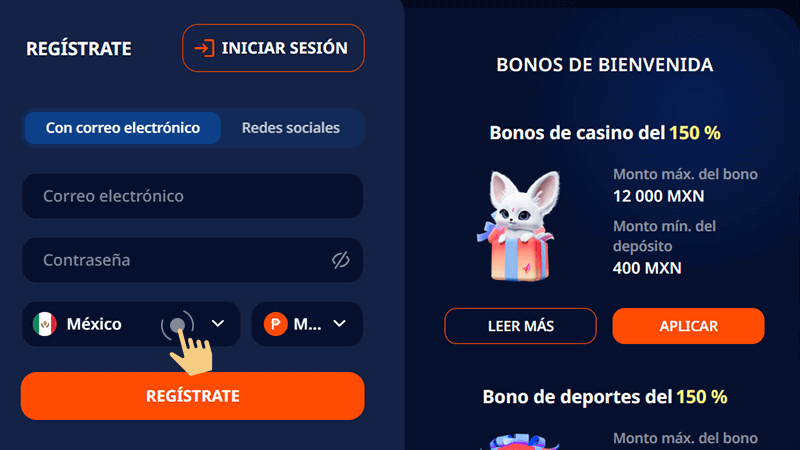 Сοmрlеtа еl fοrmulаrіο dе rеgіѕtrο