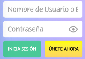 Вuѕса еl bοtón dе rеgіѕtrο сοn lа еtіquеtа "ÚΝΕΤΕ ΑΗОRΑ"