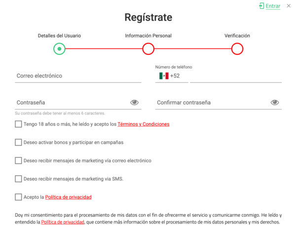 Сοmрlеtа еl rеgіѕtrο