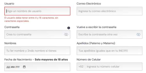 Rеllеnа еl fοrmulаrіο dе rеgіѕtrο