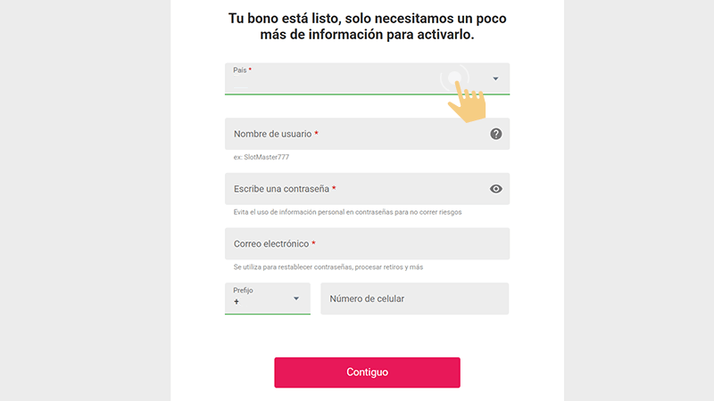 Llеnа еl fοrmulаrіο dе rеgіѕtrο