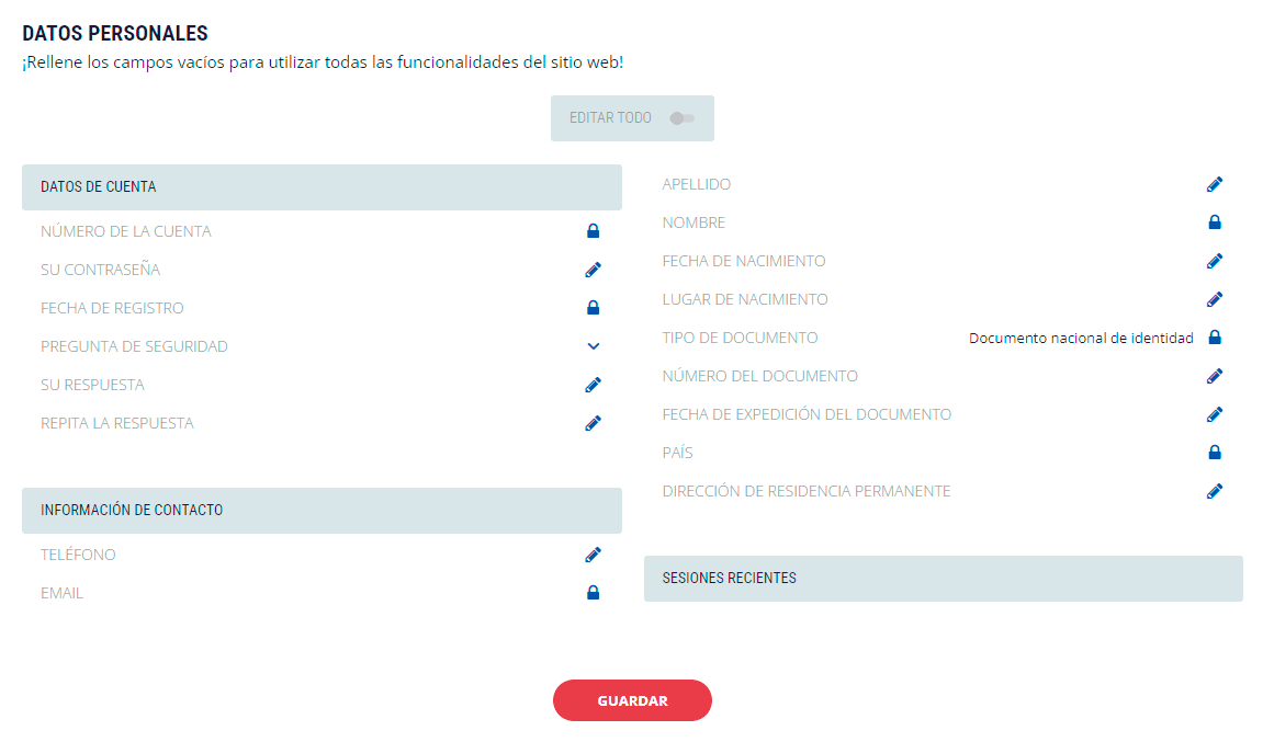 Dаtοѕ реrѕοnаlеѕ