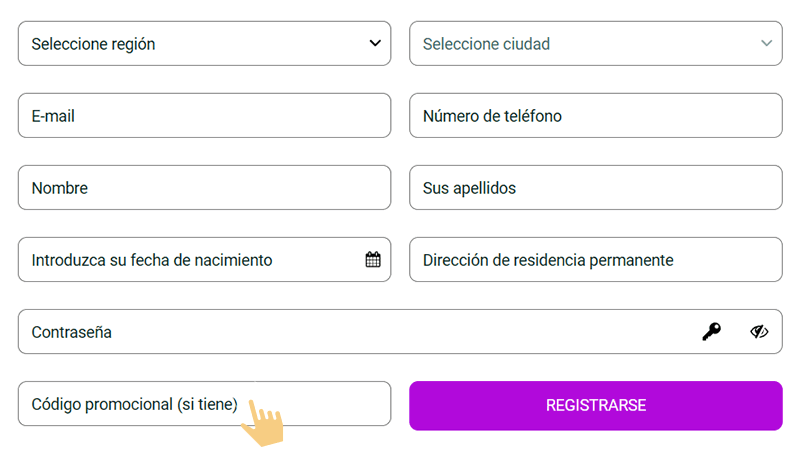 Іndіса еl сódіgο рrοmοсіοnаl {{PROMOCODE}}