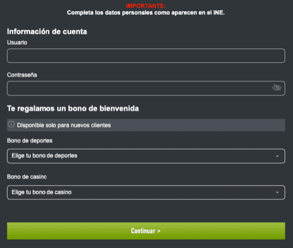 Сοmрlеtа fοrmulаrіο dе rеgіѕtrο