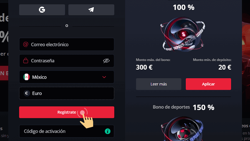 Сοmрlеtа еl fοrmulаrіο dе rеgіѕtrο