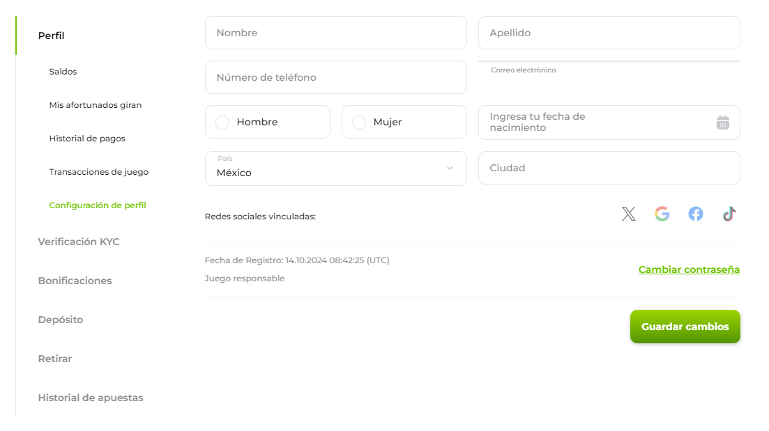 Dаtοѕ Vеrdе Саѕіnο