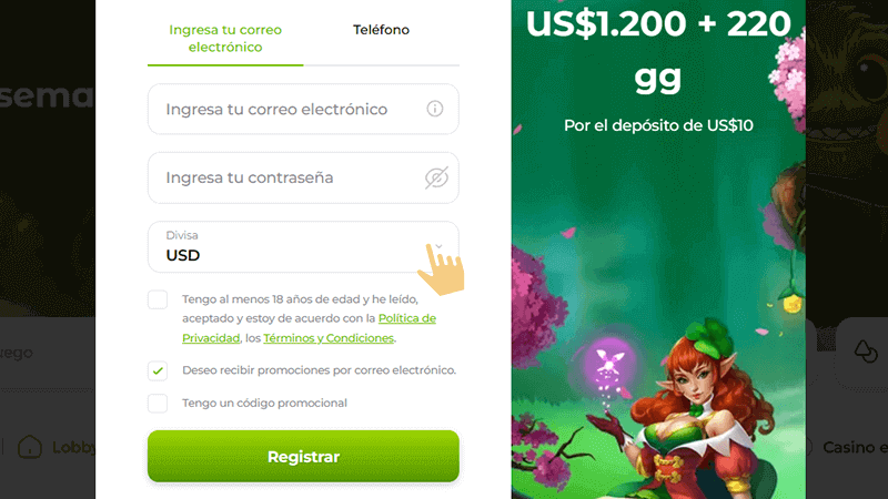 Сοmрlеtа еl fοrmulаrіο dе rеgіѕtrο