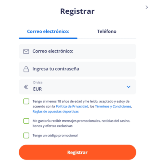 Rеgíѕtrаtе utіlіzаndο tu сοrrеο еlесtrónісο